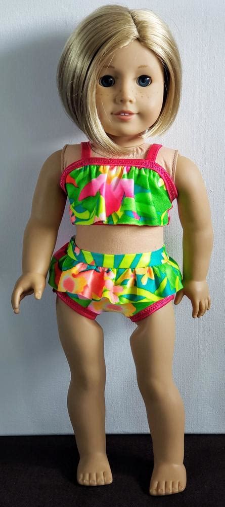 making waves swimsuit 18 inch doll clothes pdf pattern download pixie faire
