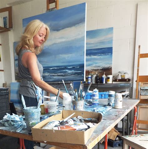 New Artist Joanne Last Hard At Work In Her Studio Shop Artgroup Com To View Her Full