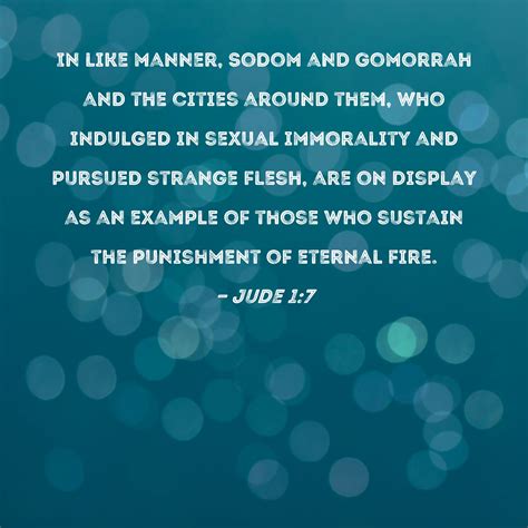 Jude 17 In Like Manner Sodom And Gomorrah And The Cities Around Them