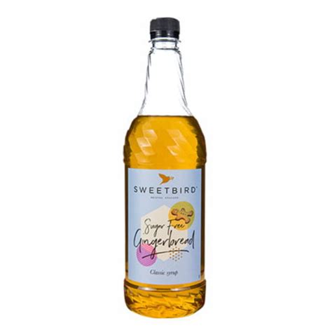 Sweetbird Sugar Free GingerBread Syrup 1 Litre MannVend