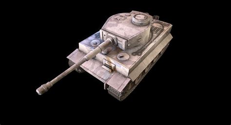 3d Model Tiger Germany Pbr Unity Game Ready Tank Model Vr Ar Low