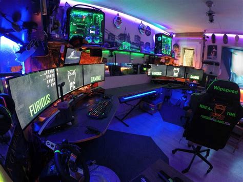 22 Awesome Gaming Battlestations Pc Setups Man Cave Mafia Video