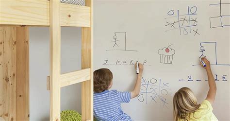 Forget A Whiteboard And Create A Diy Dry Erase Wall Hip2behome