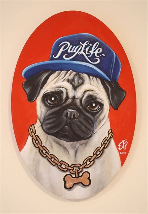 The Gangster Pug Life The Captain And The Gentleman On Behance Pug