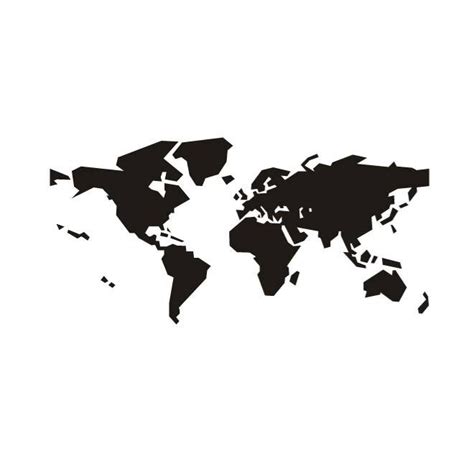 World Map Silhouette Svg