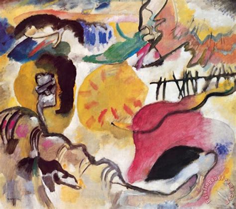 Wassily Kandinsky Improvisation No The Garden Of Love C Painting Improvisation No