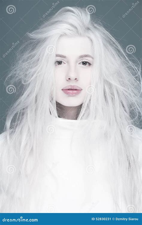 blonde fashion woman natural lips posed on stock image image of hair background 52830231