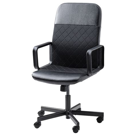 Renberget Swivel Chair Bomstad Black Ikea