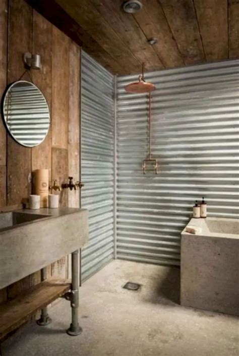 116 Rustic And Farmhouse Bathroom Ideas With Shower ~