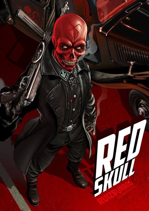 Red Skull Red Skull Marvel Marvel Comic Character Superhero Comic