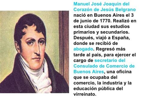 Tu Goya 03 De Junio Nacimiento De Manuel Belgrano