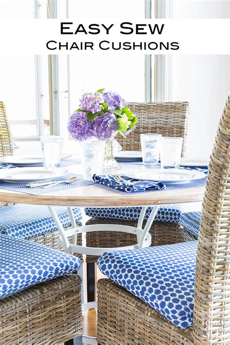 DIY Chair Cushions for My Kitchen in 2020 | Diy chair cushions, Kitchen