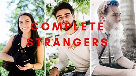 Taking Portraits Of Strangers On The Street Youtube