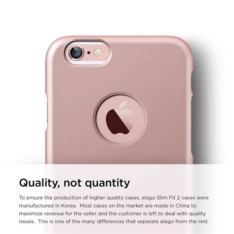 S6 Slim Fit Case For Iphone 66s Plus Rose Gold Elago Slg Design