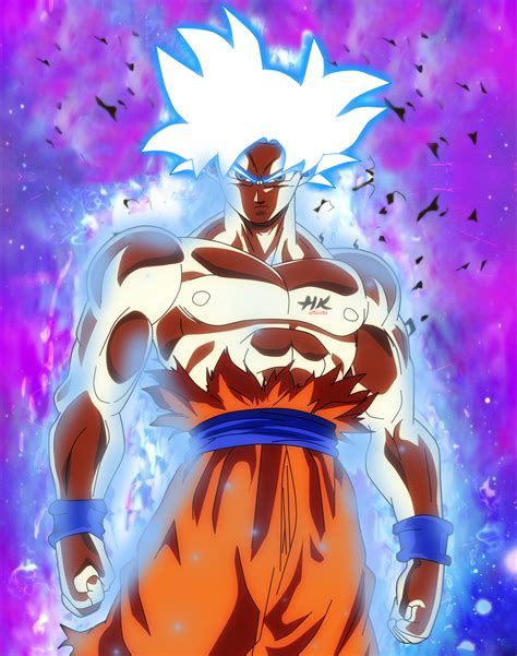 Goku Mastered Ultra Instinct Full Version Aura By Hkartworks Dragon Ball Z Dragon Ball
