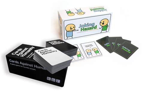 Check spelling or type a new query. Cards Against Humanity vs. Joking Hazard | Thisvsthat.org