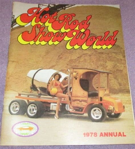 Hot Rod Show World Annual 1978 Drag Racing Show Cars Magazine
