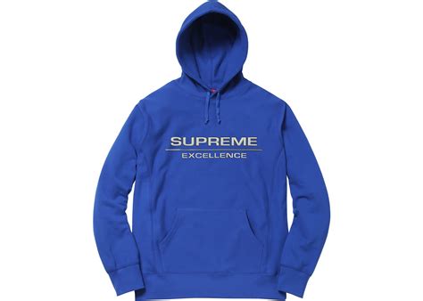 Supreme Hoodie Reflective Excellence Royal Fallwinter 2017