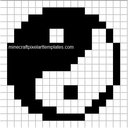 Find this pin and more on game by anika immelman. Minecraft Pixel Art Templates: Yin Yang