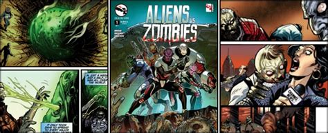 Finding an ally in young parker, he attempts to save the world! The Brown Bag: Aliens Vs. Zombies #1 - Zenescope Entertainment