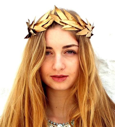 Gold Leaf Crown Gold Headband Woodland Headpiece Greek Goddess