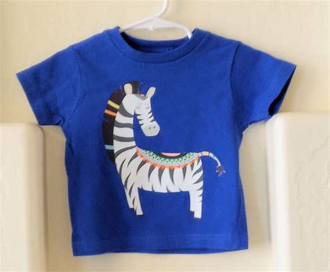 Unisex Child Zebra Tshirt Customize The Size And Color