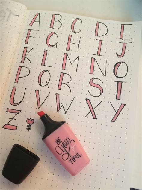 Love A Pink Aesthetic 💕 Bullet Journal Doodles Tipos De Letras