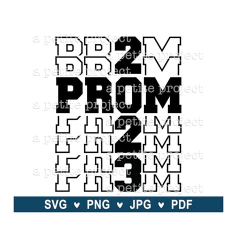 Prom 2023 Digital Download Prom 2023 Svg Png  Etsy México