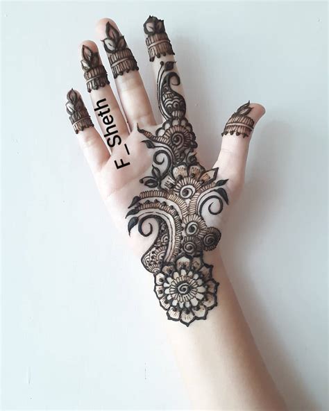 Mehndi Designs For Front Hand In Arabic Style K4 Fashion