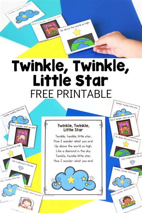 Free Twinkle Twinkle Little Star Printable Sequencing Cards Nursery