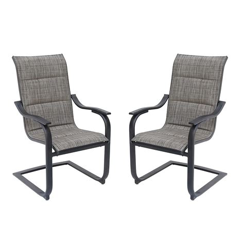 Shipping is free on many of the items, or choose in store pick up! Hampton Bay St. Lucia Padded Sling Motion Patio Chair (2 ...