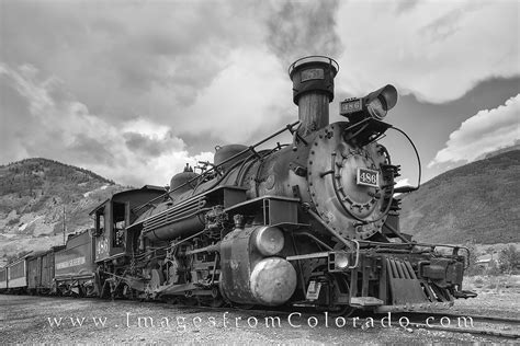 Narrow Gauge Railroad In Black And White 1 Silverton Images From