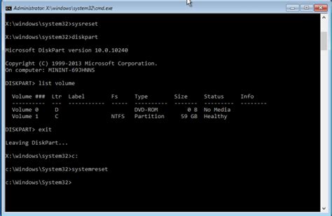 How To Reset Windows 10 Via Cmd Command Prompt 1 Tech