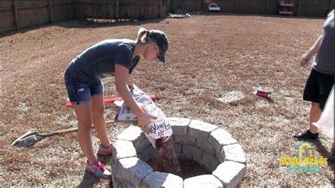 Build A Diy Stone Fire Pit In 2 Hours Mama Needs A Project