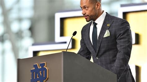 Watch What Notre Dame Coach Marcus Freeman Said About Ohio State Monday