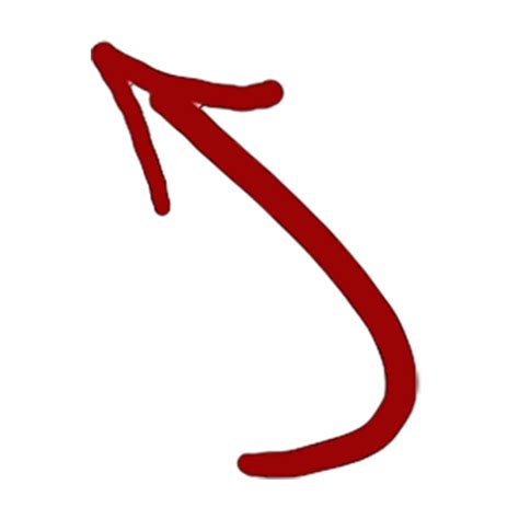 Download High Quality Red Arrow Transparent Hand Drawn Transparent Png