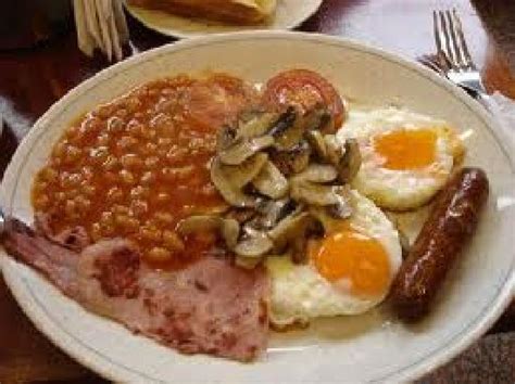 Full English Breakfast Served Daily Only British Products Used