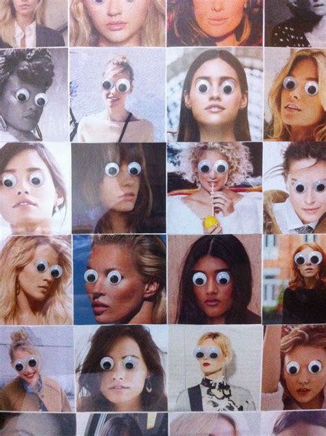 Googley Eyes Artwork - Mixed Media Art Googley Eyed | Eyes artwork