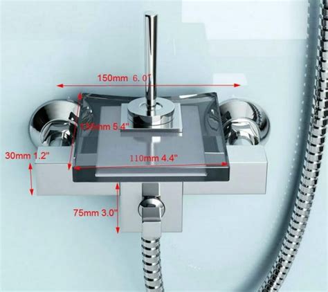 Regadera Moderna Para Baño Tipo Cascada Faucet 699000 En Mercado