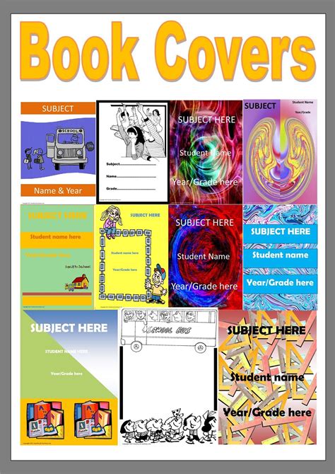 Book Covers Editable Primary Teachers Book Cover Books