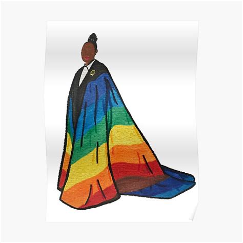 Lena Waithe Pride Couture Design Met Gala Outfit Poster By Thegeekbrush Redbubble