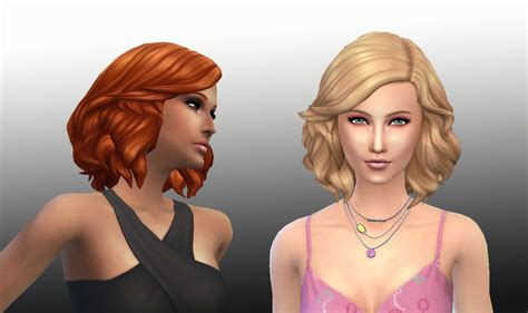 Sims 4 Curly Hair Cc Maxis Match Happy Living