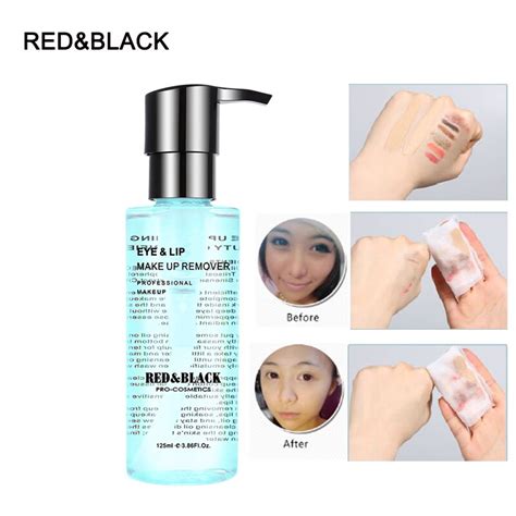 Redandblack Cleansing Liquid Radiant Remover 125ml Makeup Remover Deep Clean Eyes Lips Face Mild