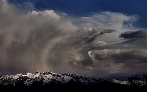 Storm Clouds Over The Ruby Mountains Photograph By Heather Tierney