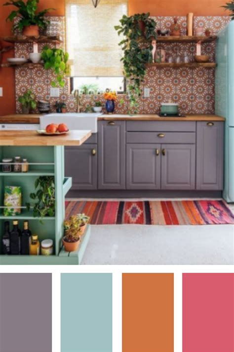 Eclectic Colour Palette For Some Kitchen Inspiration House Color