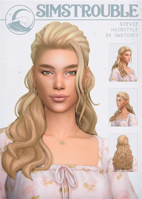 Stevie By Simstrouble Simstrouble Sims Hair Sims Sims 4