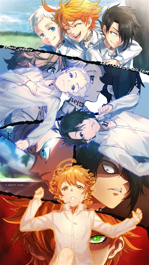 Emma Ray Norman The Promised Neverland In 2021 Anime Wallpaper