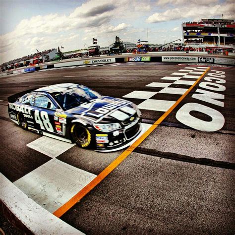 In addition to the jackpot, we're giving away $1,500 in guaranteed prizes to top finishers each race. Pocono finish line | Poconos, Nascar, Racing