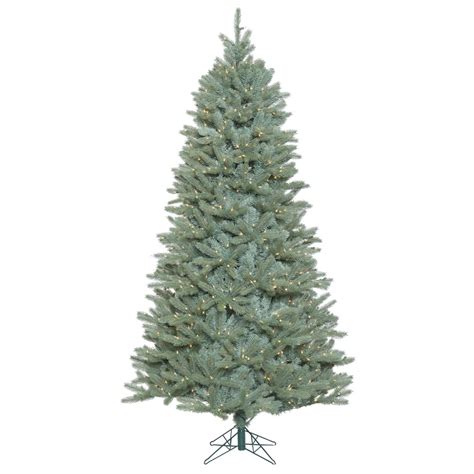 Vickerman 65 Colorado Blue Spruce Slim Artificial Christmas Tree With