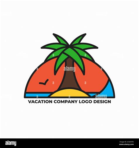 Vacation Company Logo Design Template Stock Vector Image And Art Alamy